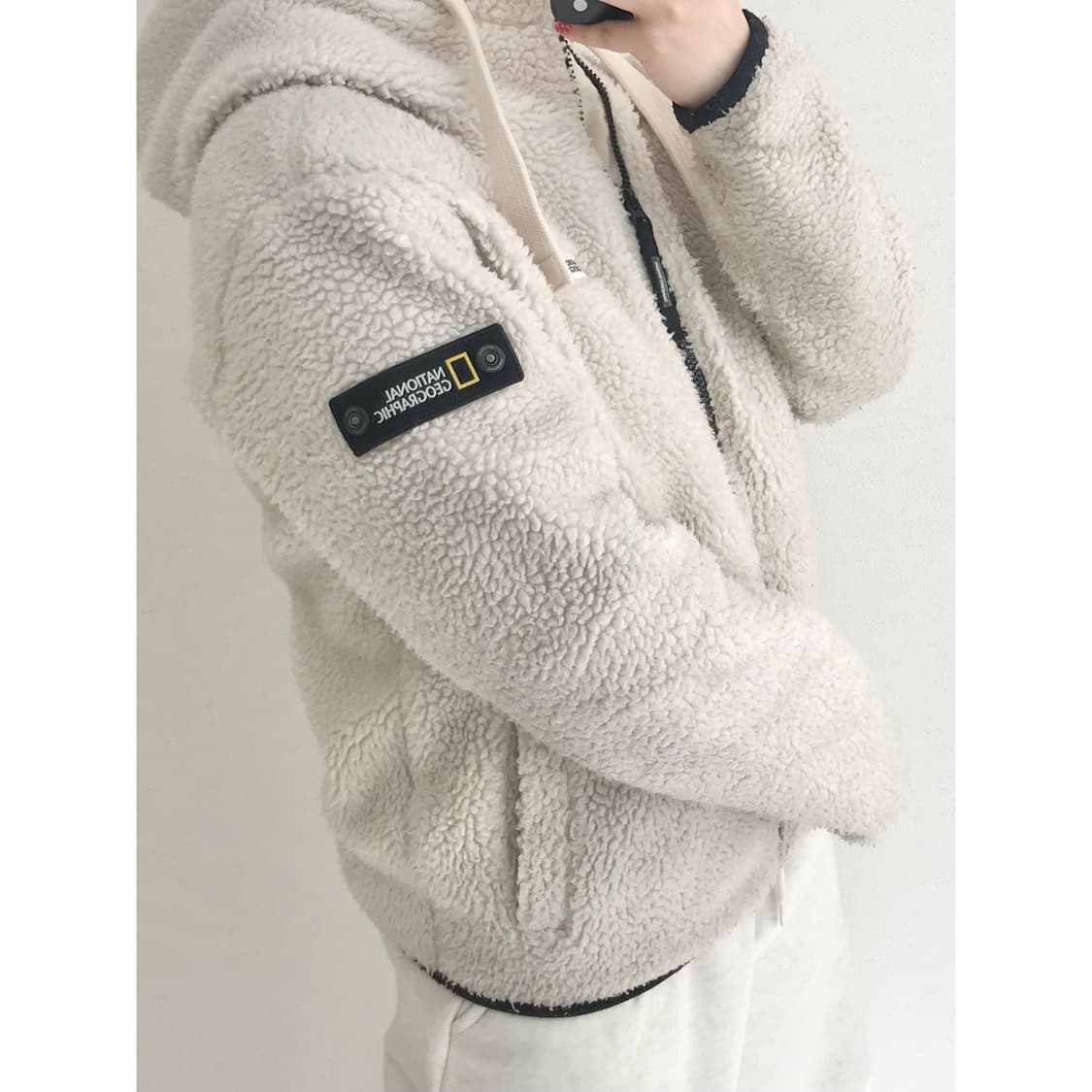 내셔널지오그래픽 플리스 후리스 S 상품이미지2