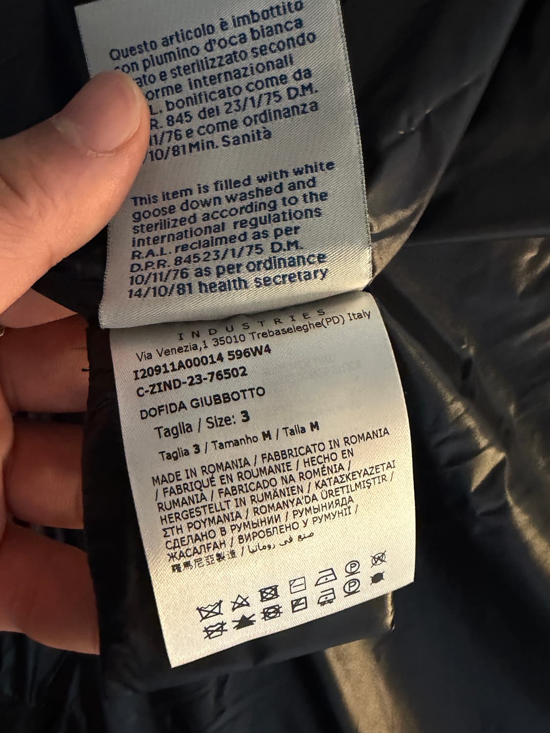 몽클레어 도피다 Moncler Dofida 패딩 블랙 3사이즈 상품이미지9