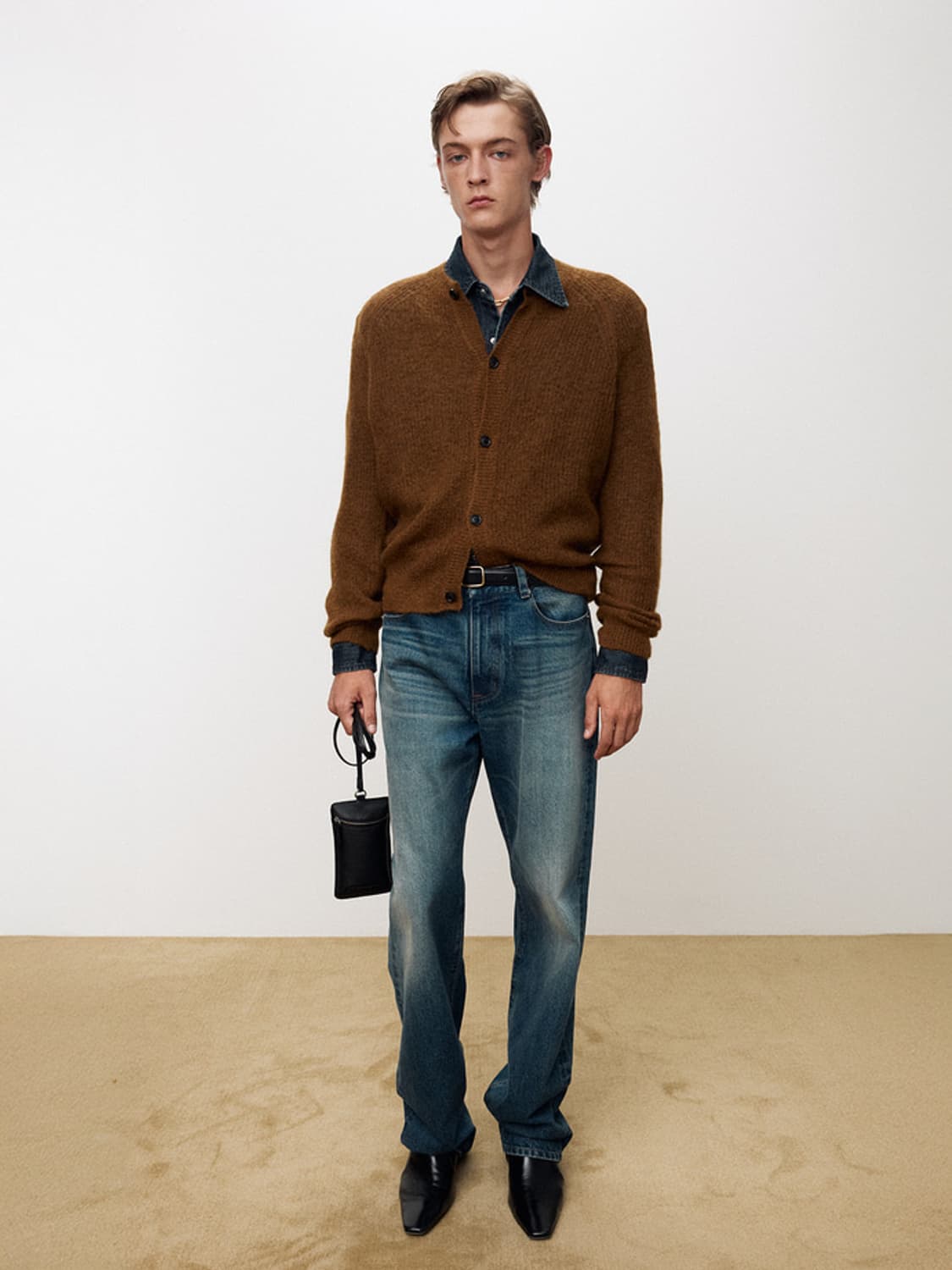 28 30 토니웩 스트레이트 레그 데님 진 미드 블루 미개봉 판매 상품이미지1