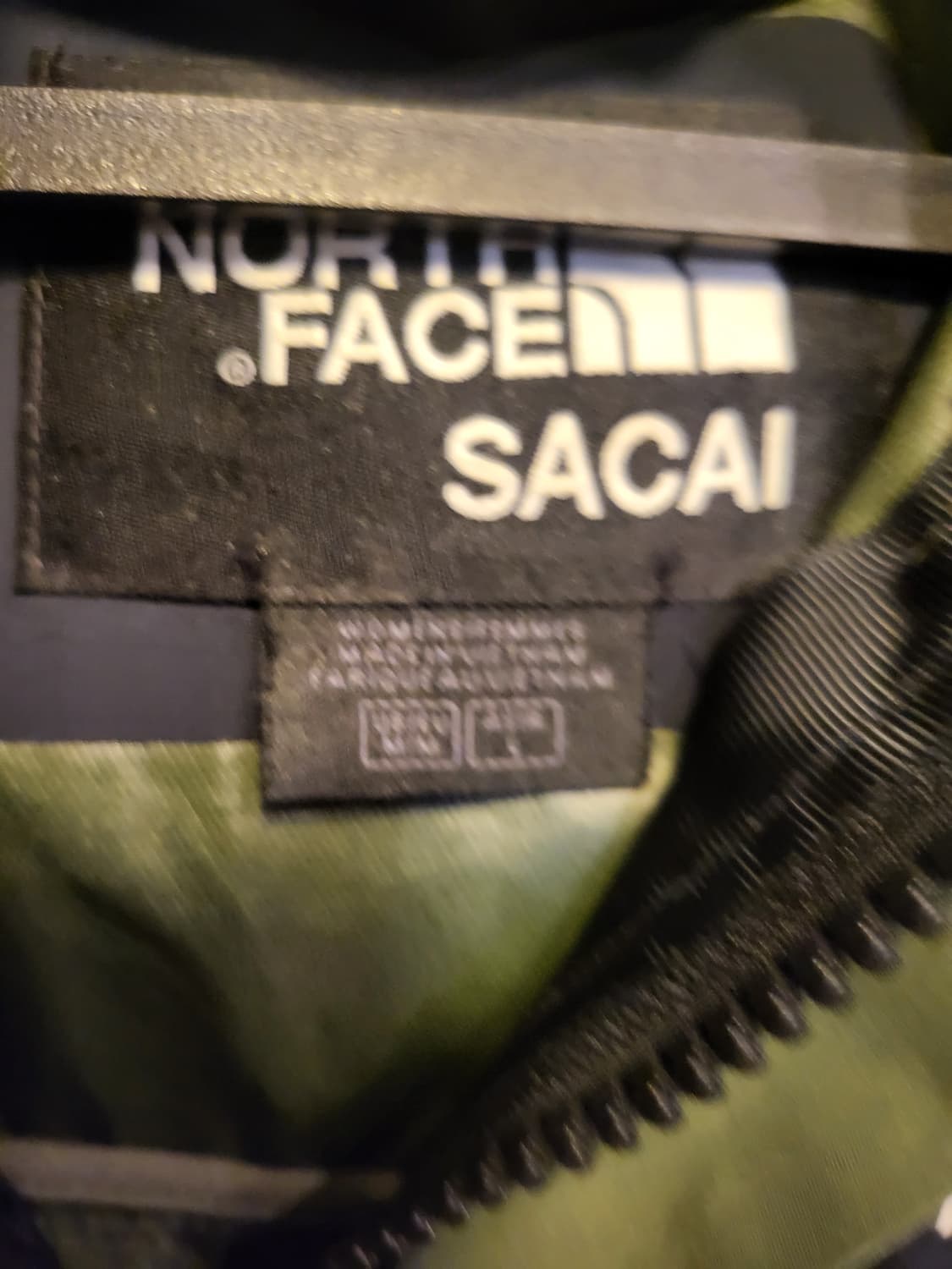 노스페이스 X 사카이 그린 블랙 야상 자켓L, 상품이미지2