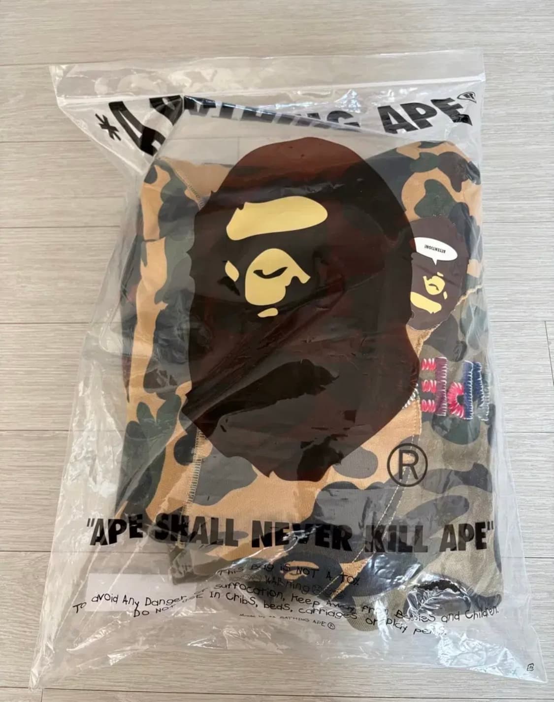 베이프 업사이클 카고 후드 (M) 상품이미지3