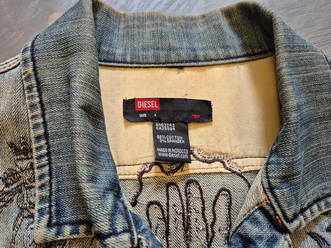 00s DIESEL 데님 자켓 상품이미지9