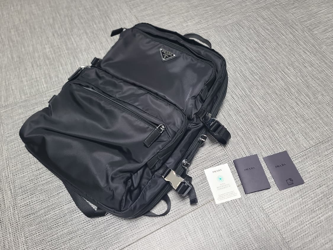프라다 백팩 2vz101 캐리어백팩 리나일론 사피아노 백팩 상품이미지1