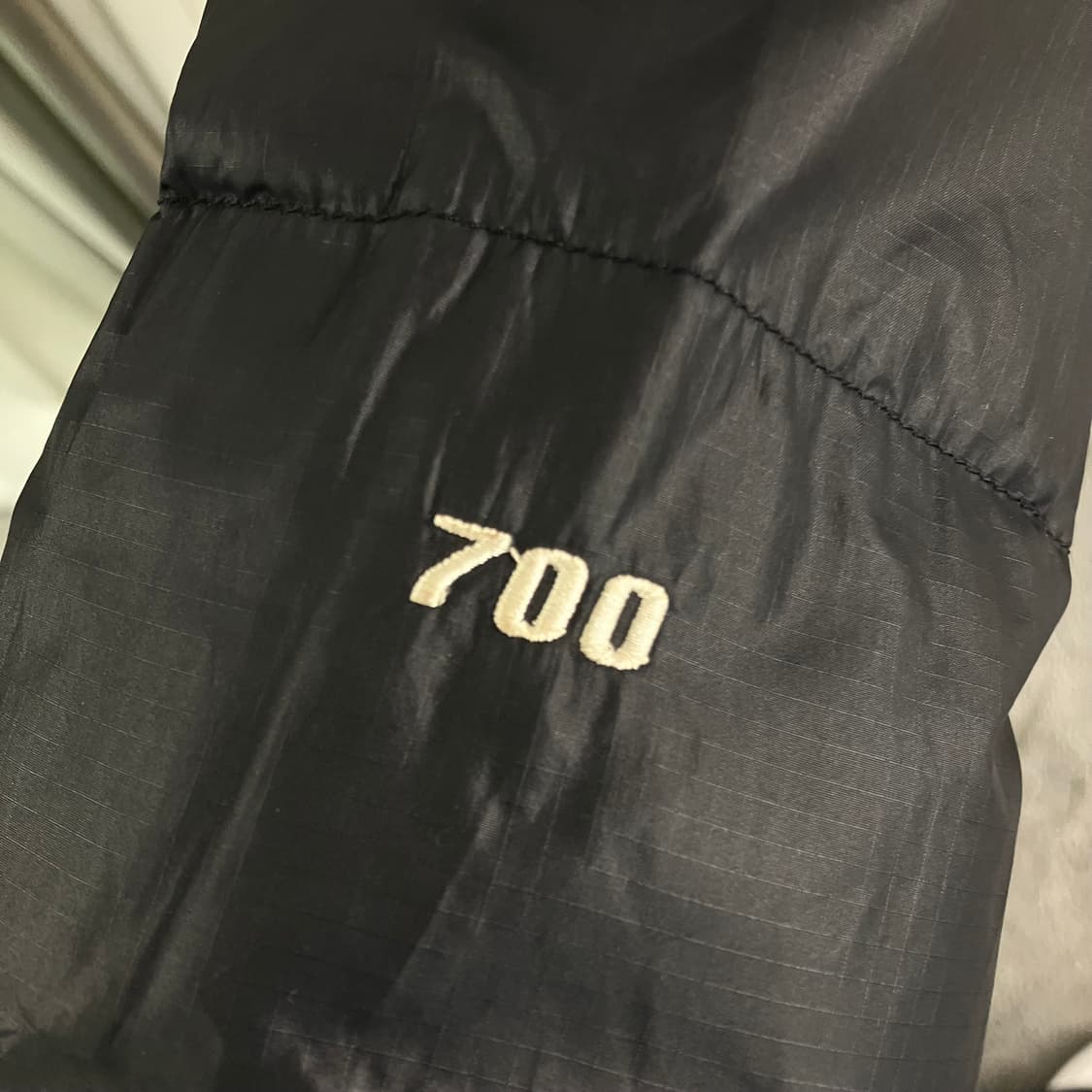 노스페이스 700 블랙 눕시 푸퍼 구스다운 롱패딩 L 상품이미지5