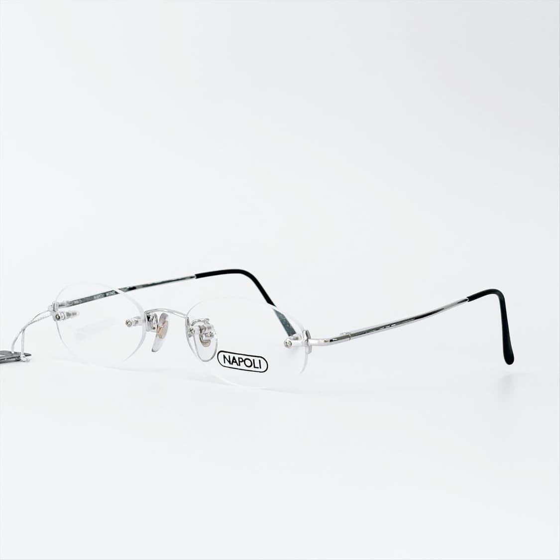 NAPOLI 실버 무테 데드스탁 빈티지안경 상품이미지2