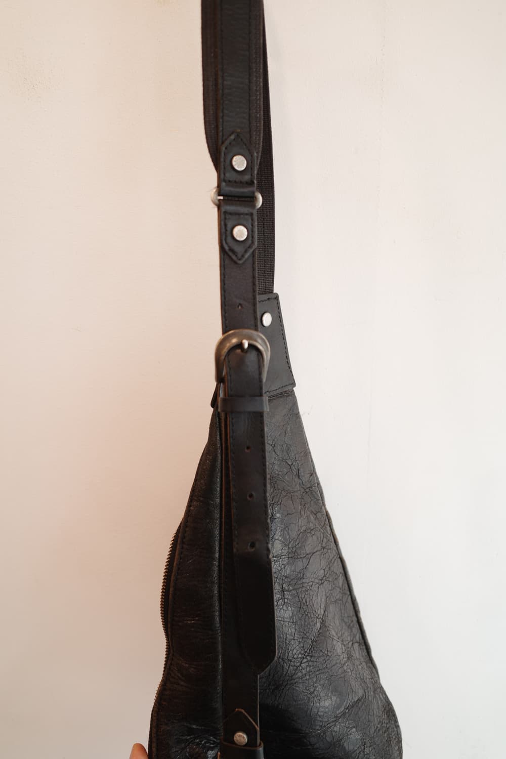 Japan brand 리얼레더 유틸리티 백 상품이미지6