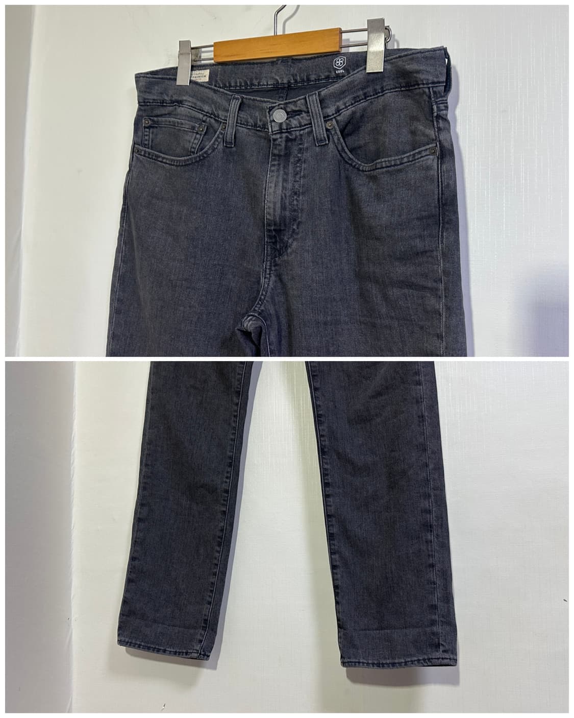 리바이스 빅E 511 프리미엄 데님/34/32/그레이 상품이미지4