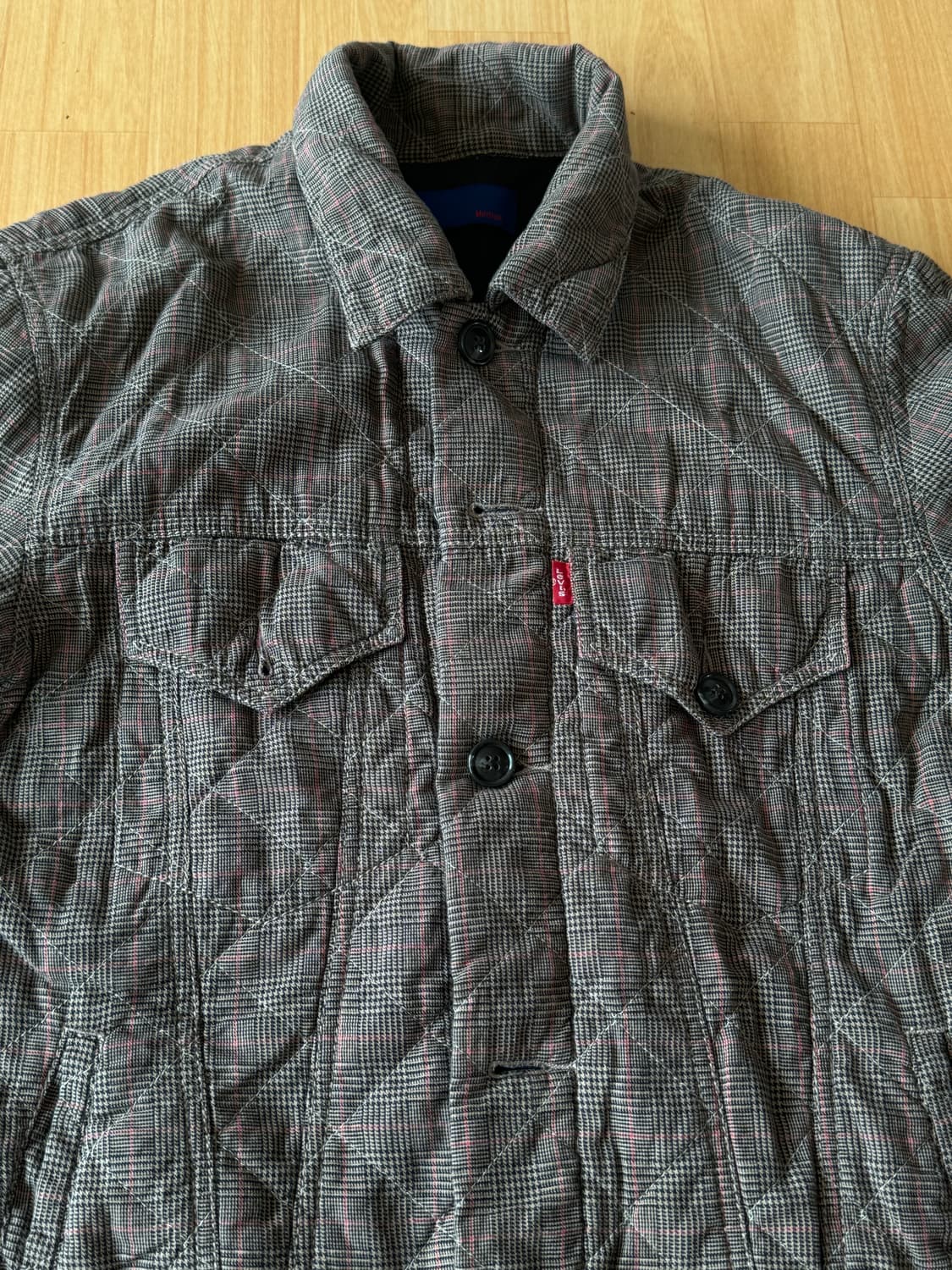 리바이스 체크 트러커 자켓 판매해요 상품이미지1