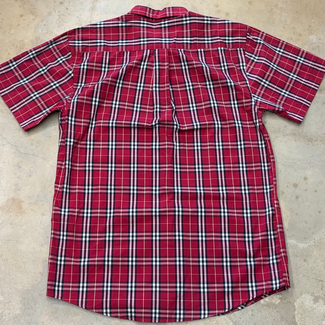 🫶🏻 버버리 Red 체크 반팔 셔츠 🫶🏻 상품이미지3