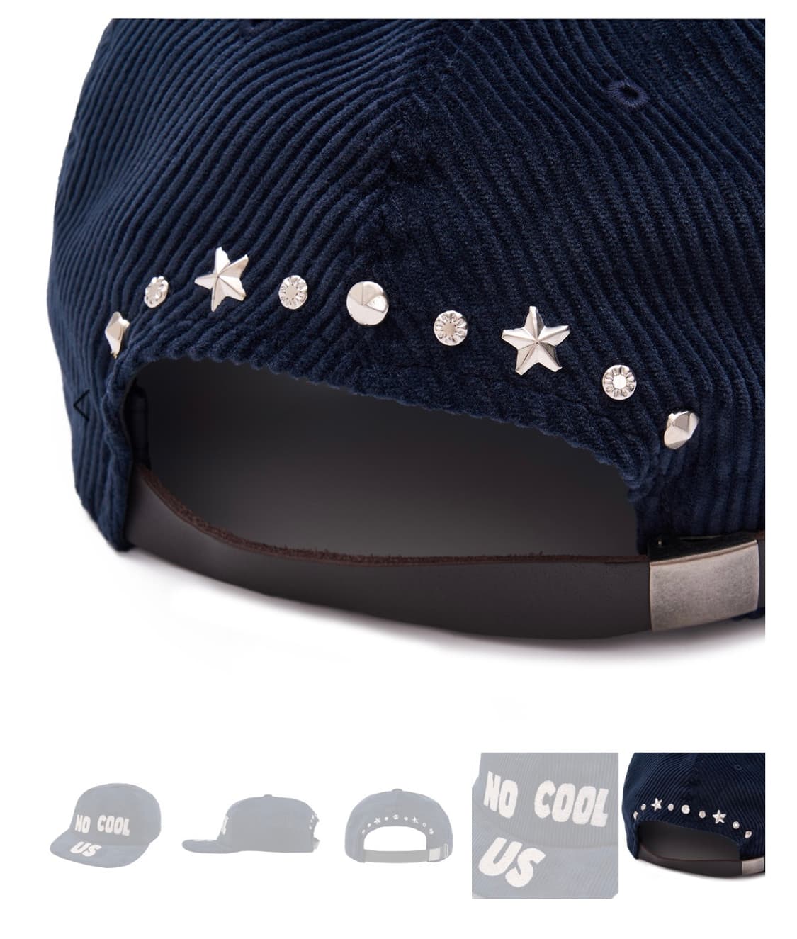 노쿨러스 NOS COULEURS 볼캡 네이비 상품이미지4