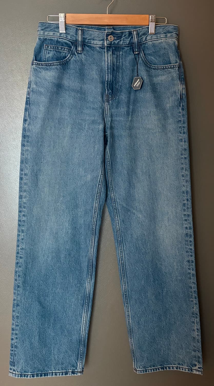 [29] 유니클로 JW앤더슨 스트레이트진 65 블루 일본판 상품이미지1