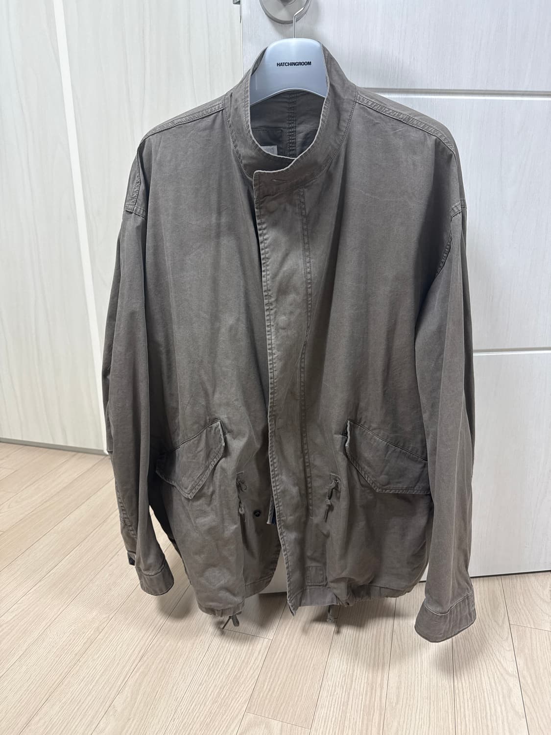 해칭룸 숏 모즈파카 머드브라운 4사이즈 상품이미지1