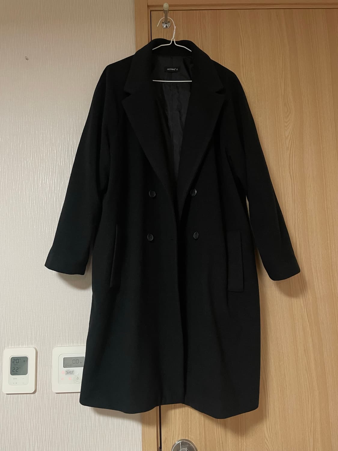 HOTPING 오버핏 롱코트 상품이미지3