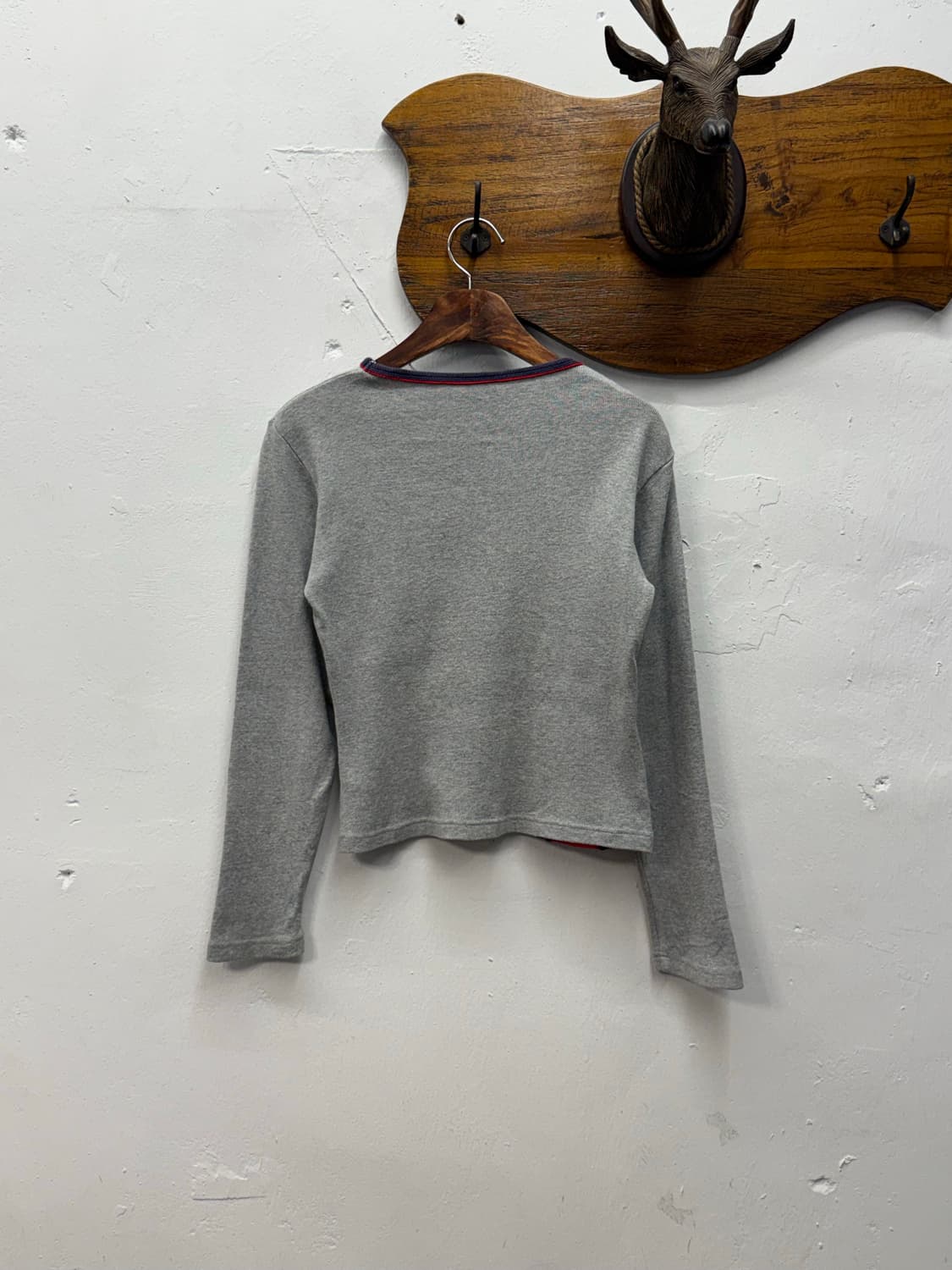 Tommy Jeans Long Sleeve Ribbed Top 상품이미지4