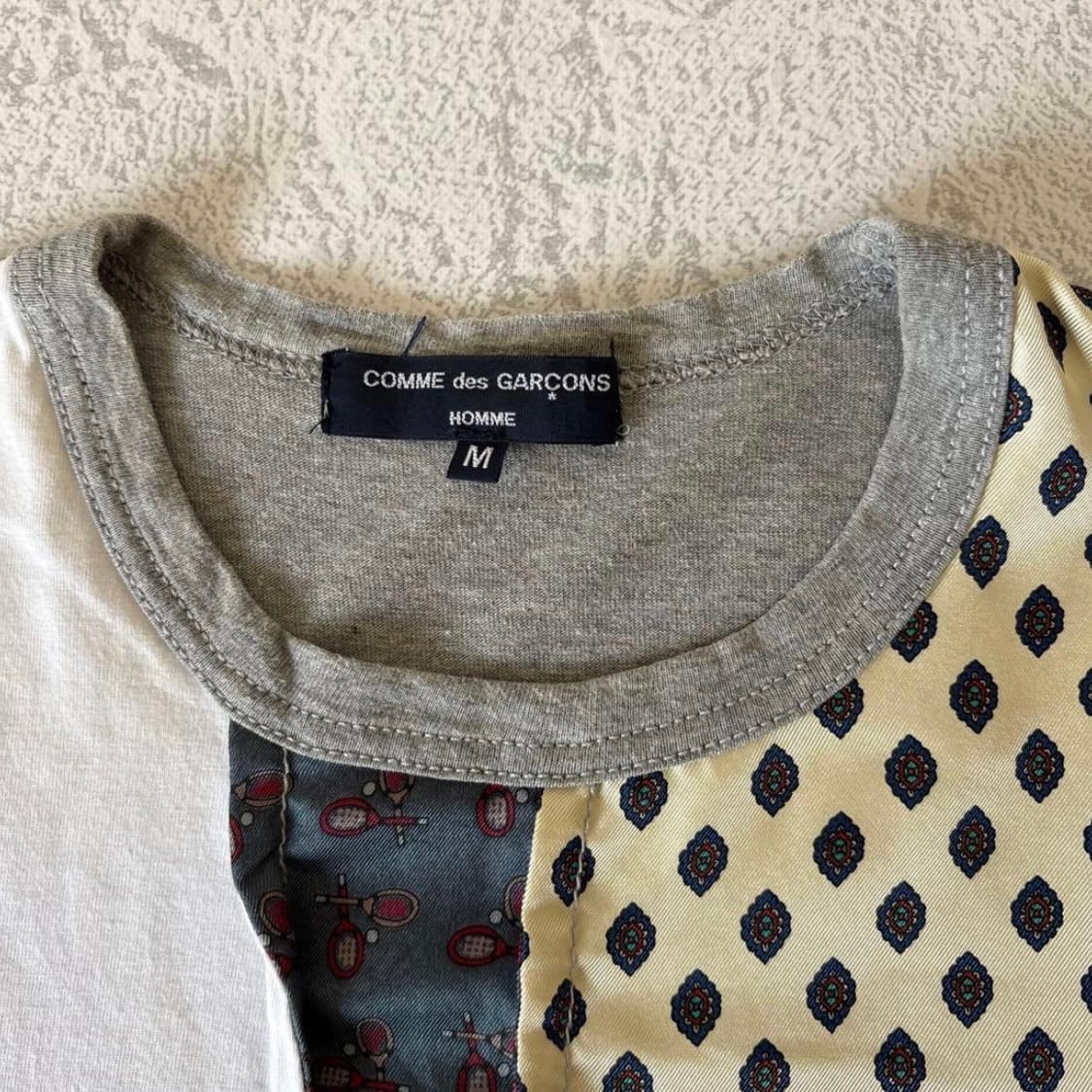 꼼데가르송 옴므 패치워크 티셔츠 상품이미지3