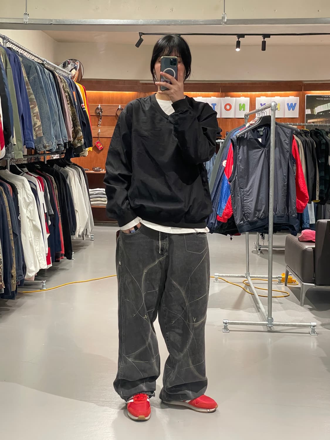 IZOD 빈티지 바람막이 웜업 상품이미지2