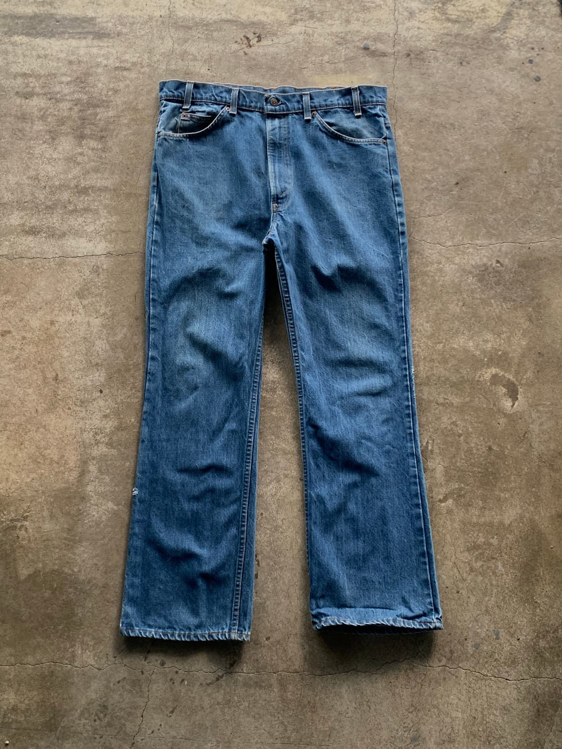 80s 리바이스 517 오렌지탭 데님 팬츠 38X31 상품이미지1