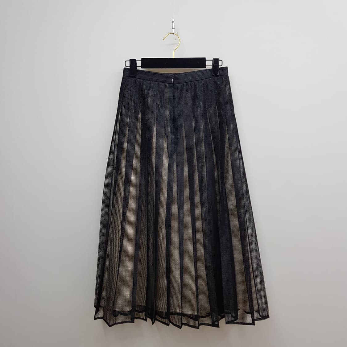 ORR 오르 2021 메쉬 레이어드 플리츠 롱 스커트 S사이즈 상품이미지4