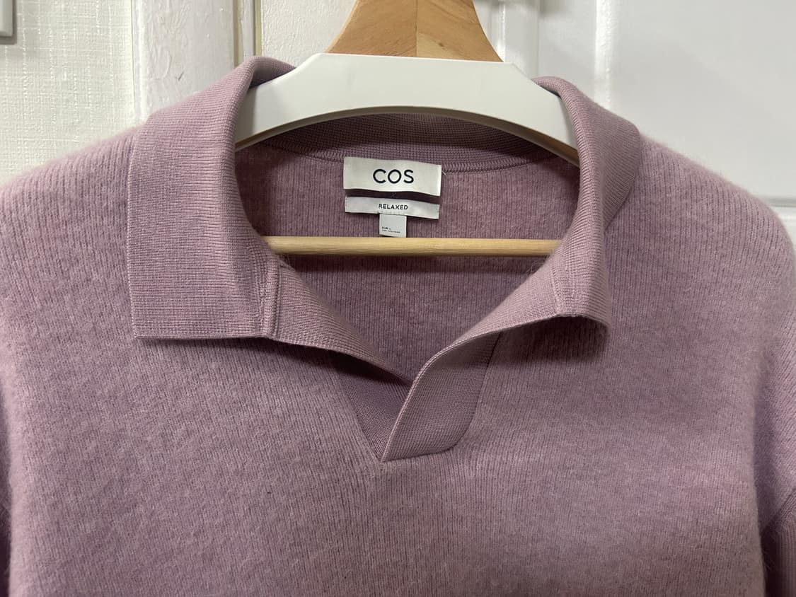 코스 오픈 카라 모헤어 니트 상품이미지4