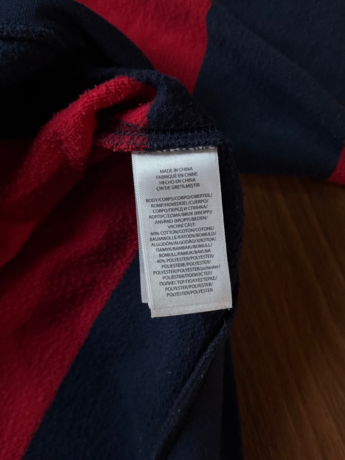 폴로 랄프로렌 빅포니로고 스트라이프 후드집업 상품이미지8