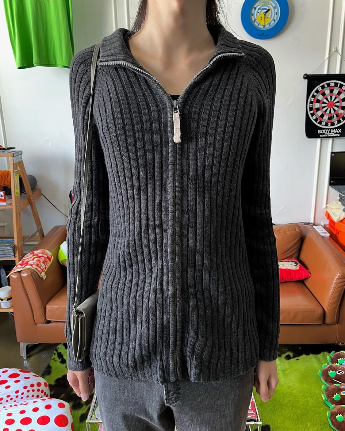 90-00s B.C Factory Golgi Knit Zip-up 상품이미지2