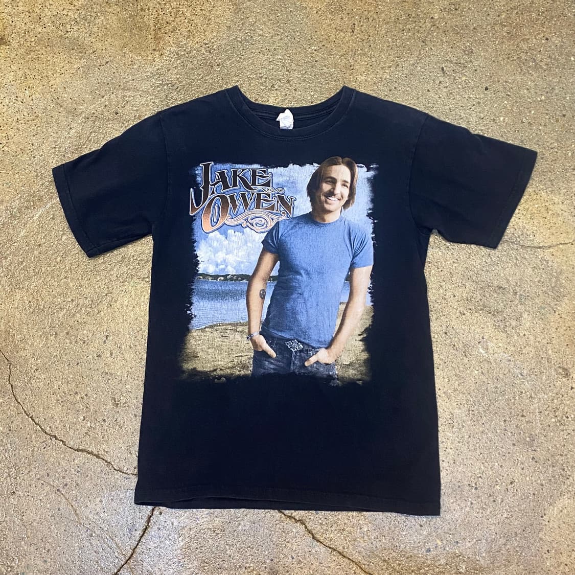 미국 빈티지 가수 제이크 오웬 프린팅 굿즈티 락티셔츠 반팔티 상품이미지1