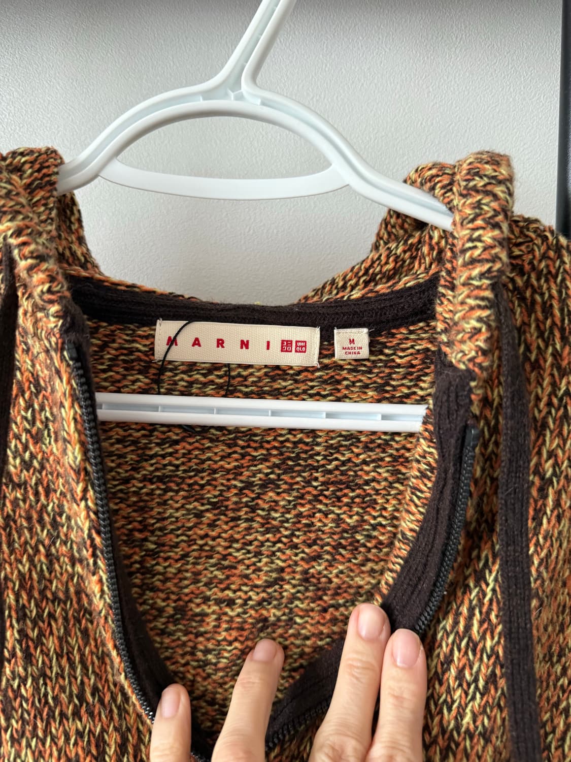 유니클로 마르니 콜라보 니트 후드집업 상품이미지2