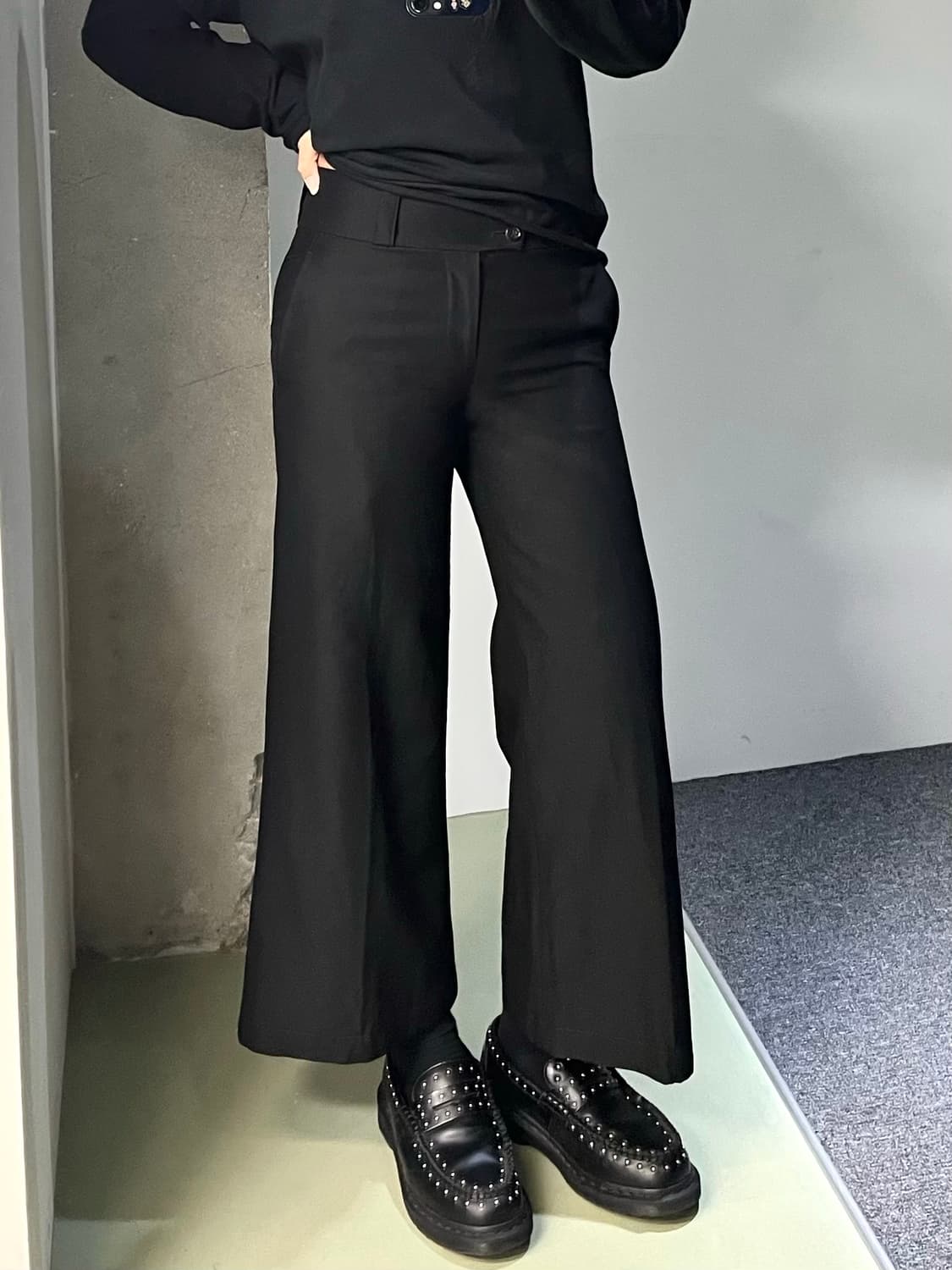 꼼데가르송 트리콧 투버튼 슬랙스 상품이미지2