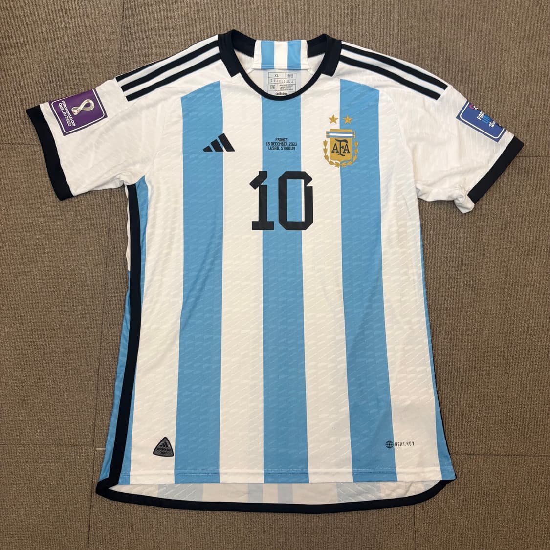 22-24 아르헨티나 오피셜 메시 월드컵 결승 유니폼 xl 상품이미지1