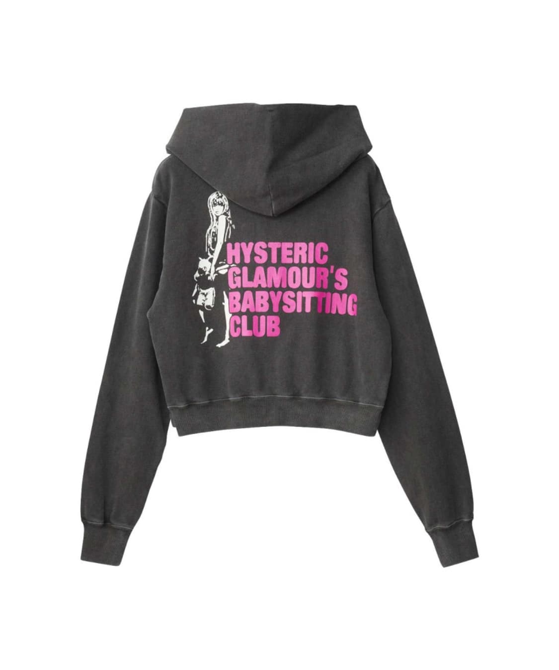 히스테릭 글래머 베이비시팅 클럽 숏 후드 상품이미지2