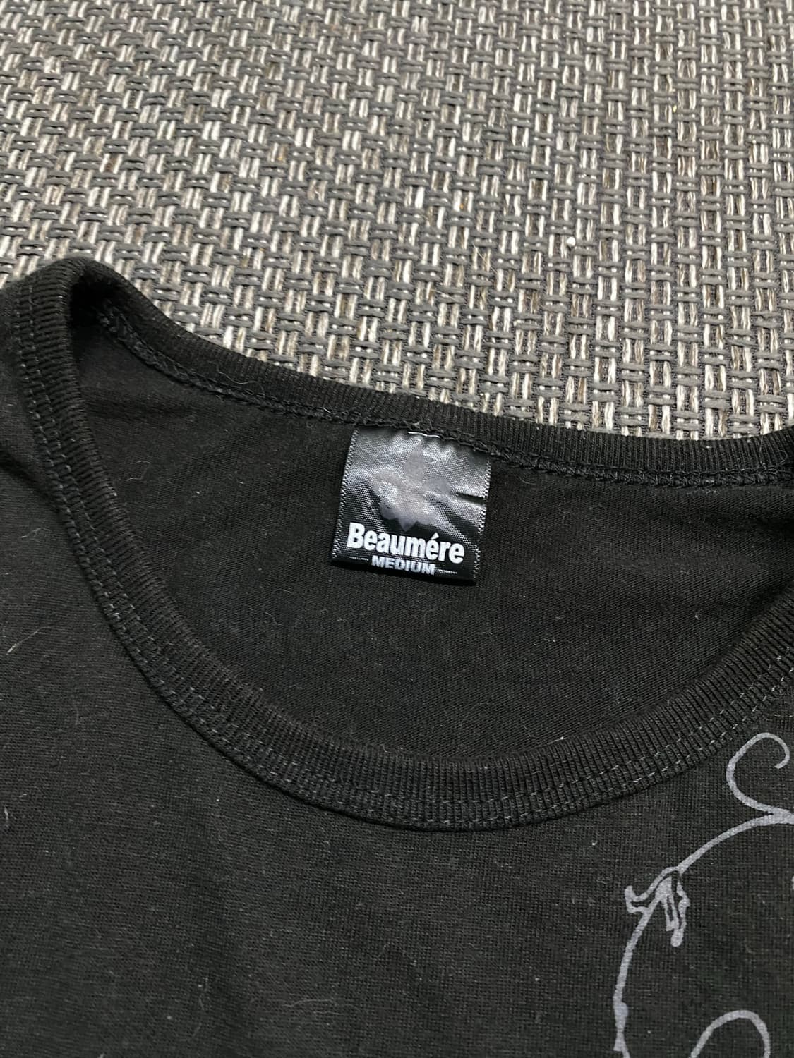 [Beaumere]00’s Lettering Black Sleeve 상품이미지5