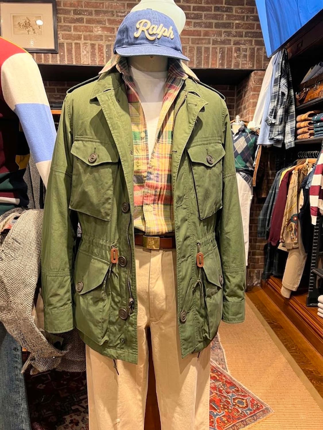 폴로 랄프로렌 올리브 M65 파라트루퍼 컴뱃 필드자켓 상품이미지4