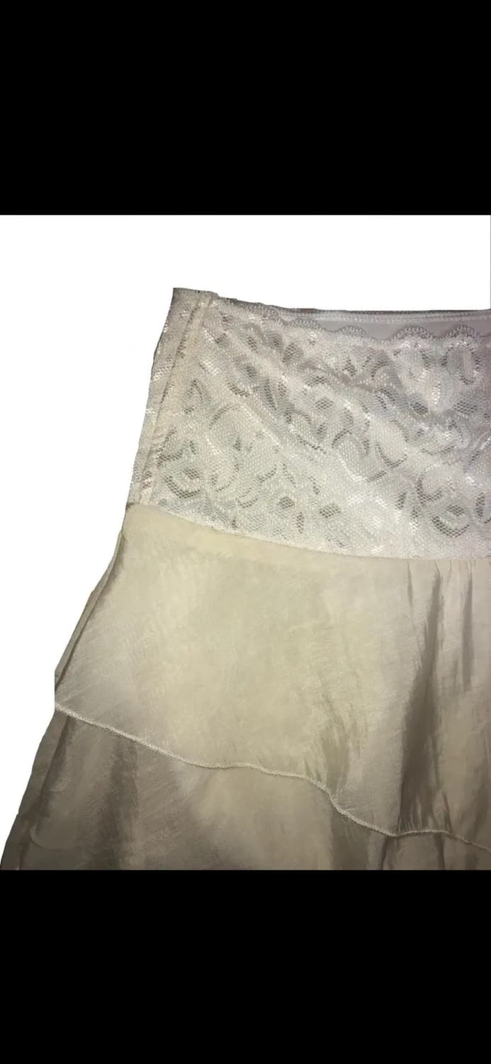 빈티지 레이스 미니 스커트 치마 히피 웨스턴 y2k 그런지 페어리 핀터깔 상품이미지2