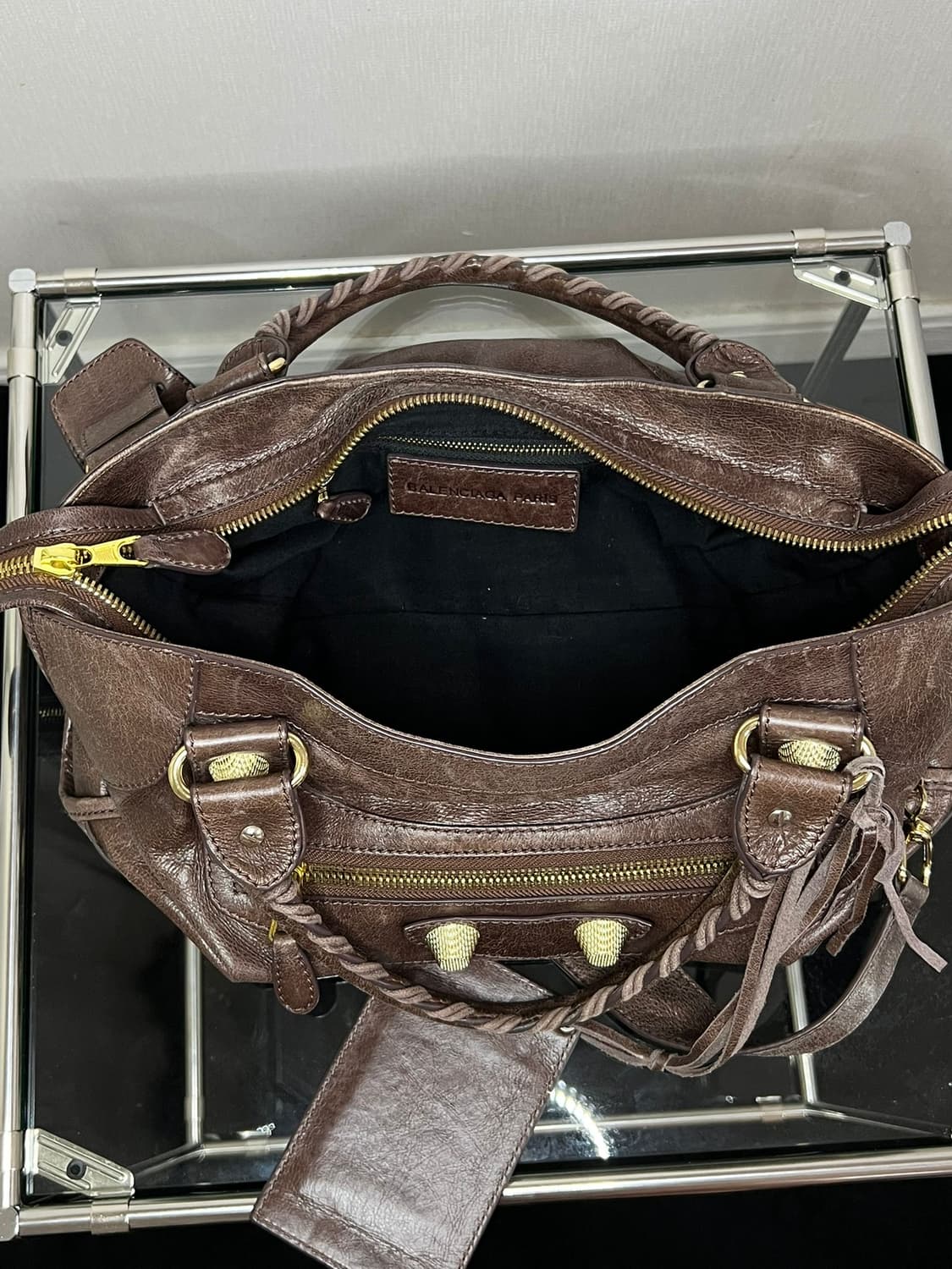 발렌시아가 시티백 자이언트 램스킨 상품이미지4