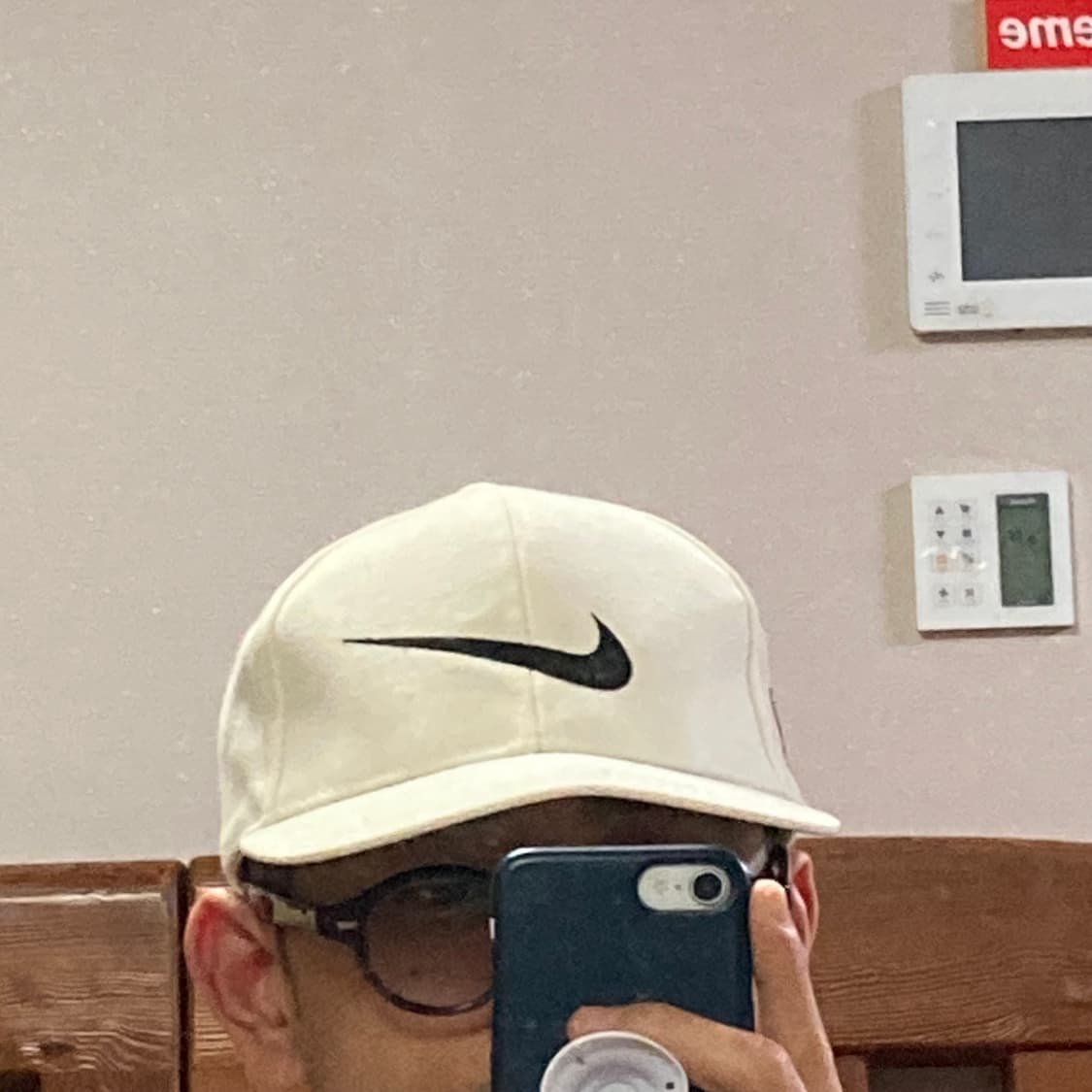 90s 나이키 TEAM NIKE  캡 화이트 ( 뉴진스 민희진 ) 상품이미지3
