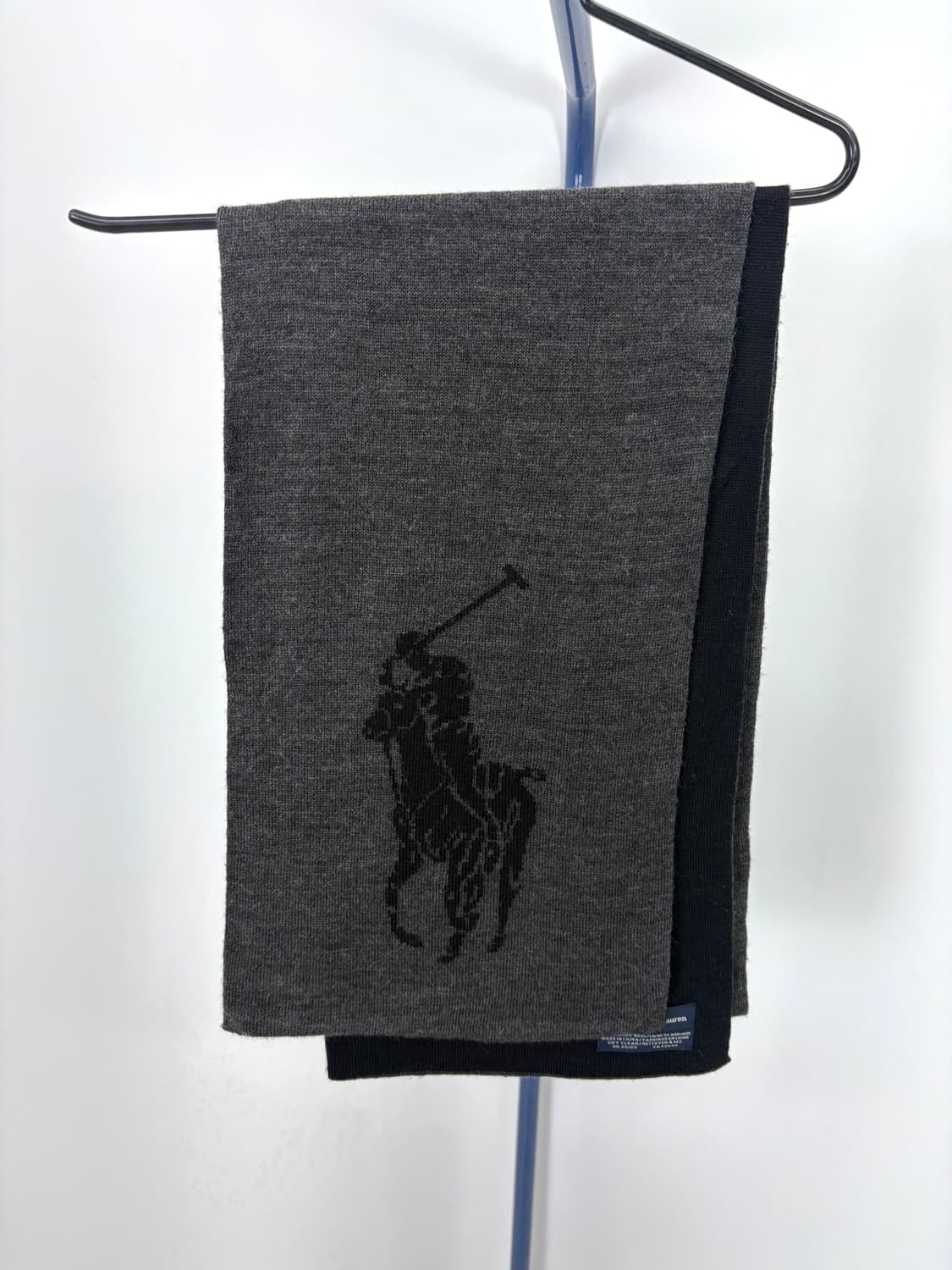 폴로 그레이 빅포니 목도리CK9795 상품이미지1