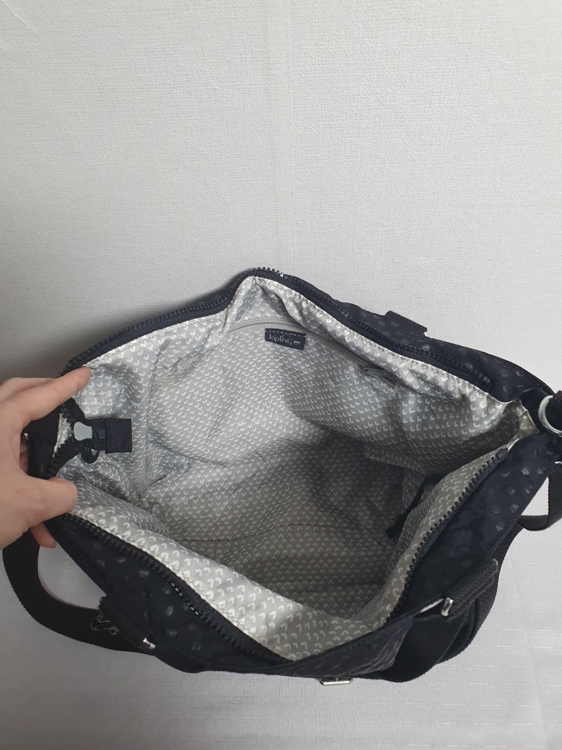 키플링 도트 토트백 2WAY 숄더백 블랙 상품이미지7