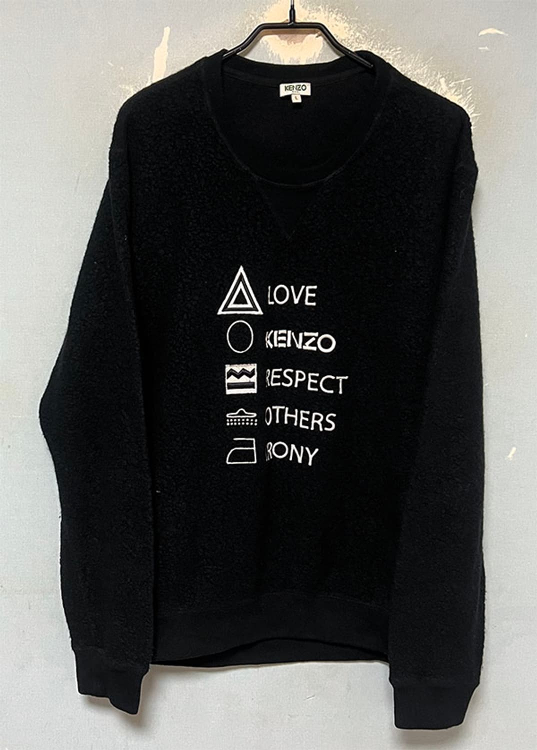 KENZO 겐조 4CD 양모 맨투맨 겨울 XL 105  상품이미지1