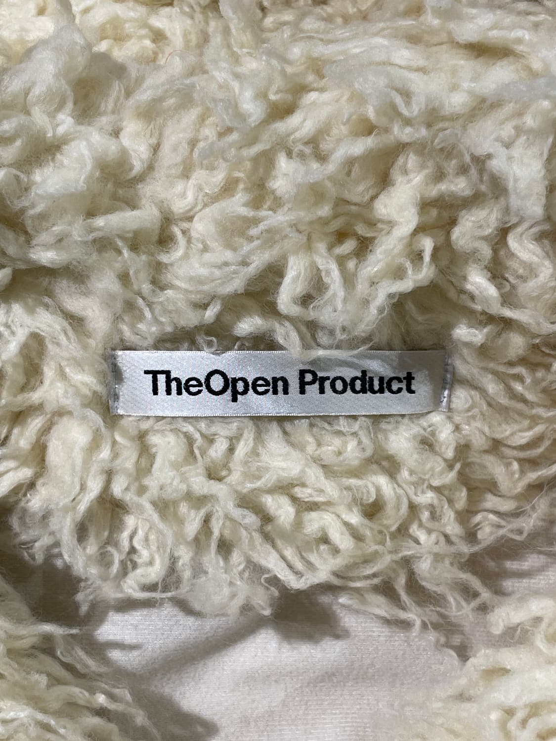 더 오픈 프로덕트 아이보리 시어링 더플 자켓 상품이미지7