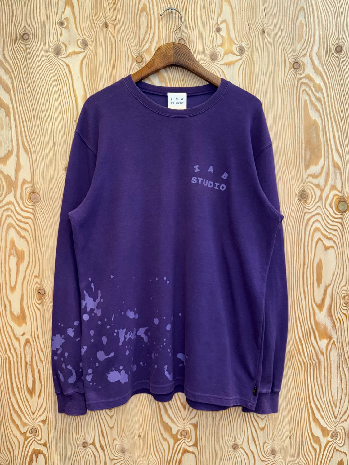 아이앱 스튜디오 스플래쉬드 롱슬리브 티셔츠 상품이미지1