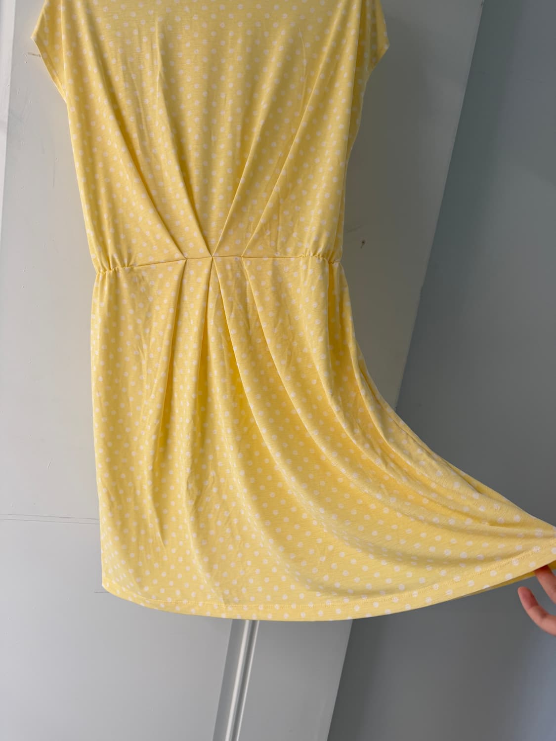 일본빈티지 엘로우 도트 원피스 상품이미지5