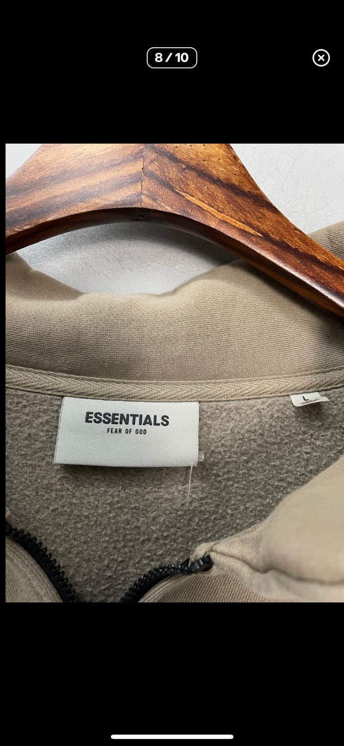 에센셜 피어오브갓 모크넥 하프집업 맨투맨 A2422 상품이미지7