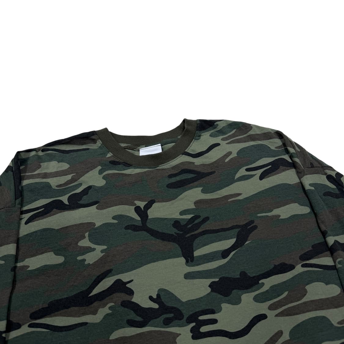 빈티지 밀리터리 카모 롱슬리브 긴팔티 상품이미지2