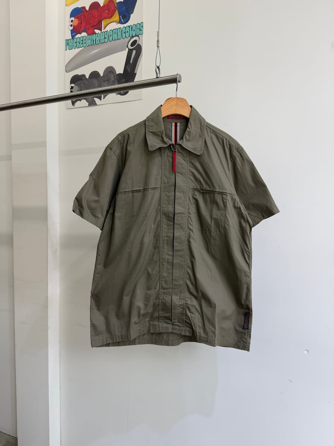 291295=HOMME (Made in Japan) 집업 셔츠 상품이미지1