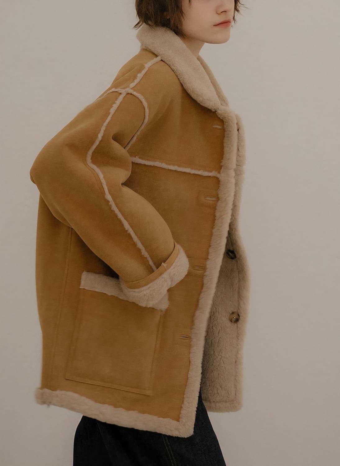 새상품 프리버07 무스탕 상품이미지2