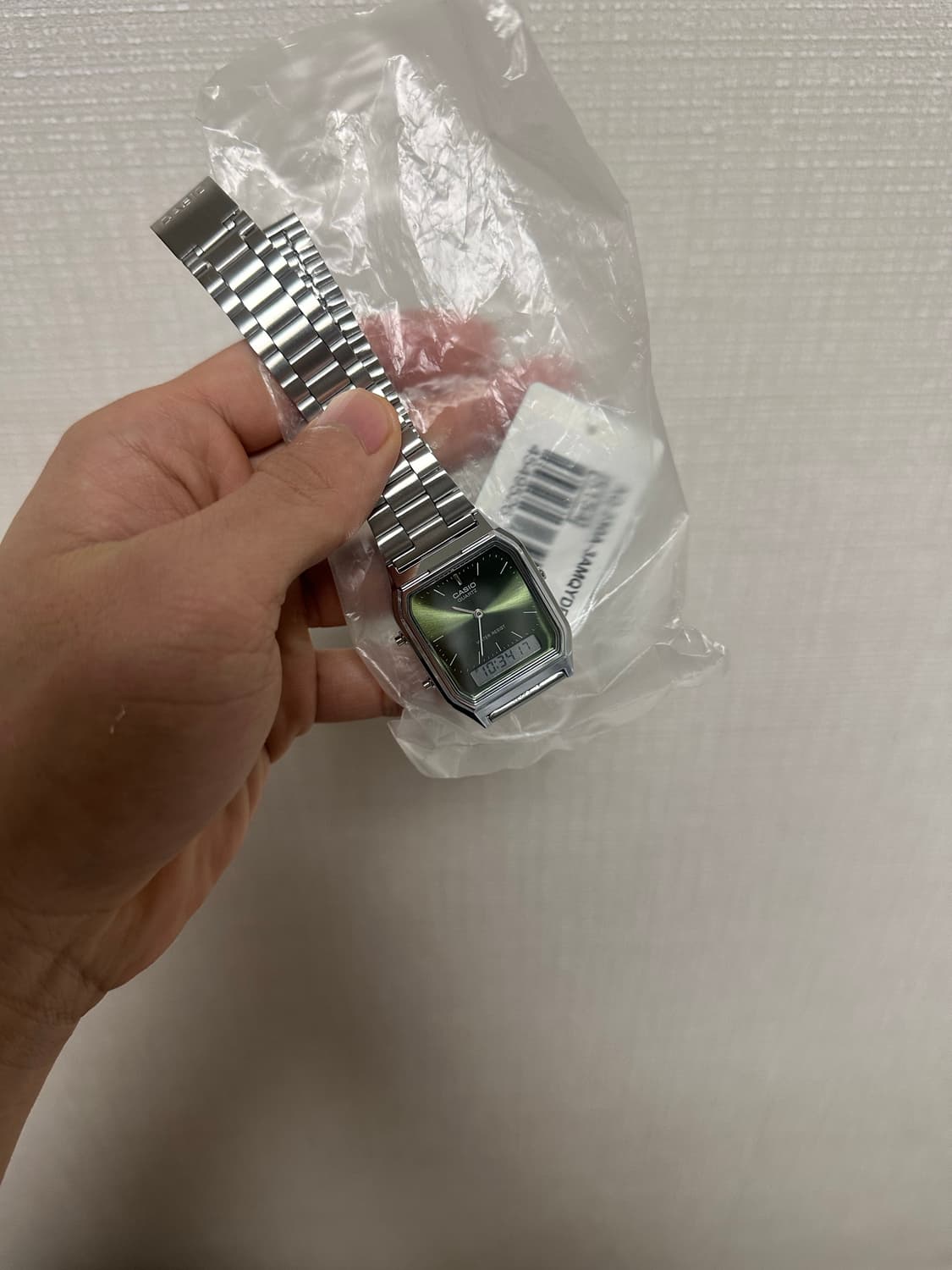 카시오 aq-230 올리브 컬러 새상품급 상품이미지4