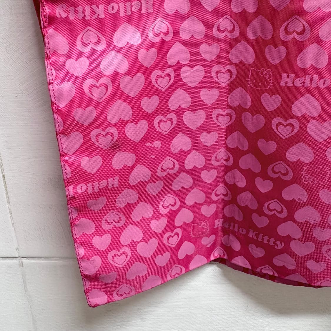 2007 헬로키티 산리오 하트 핑크 장바구니 에코백  상품이미지6