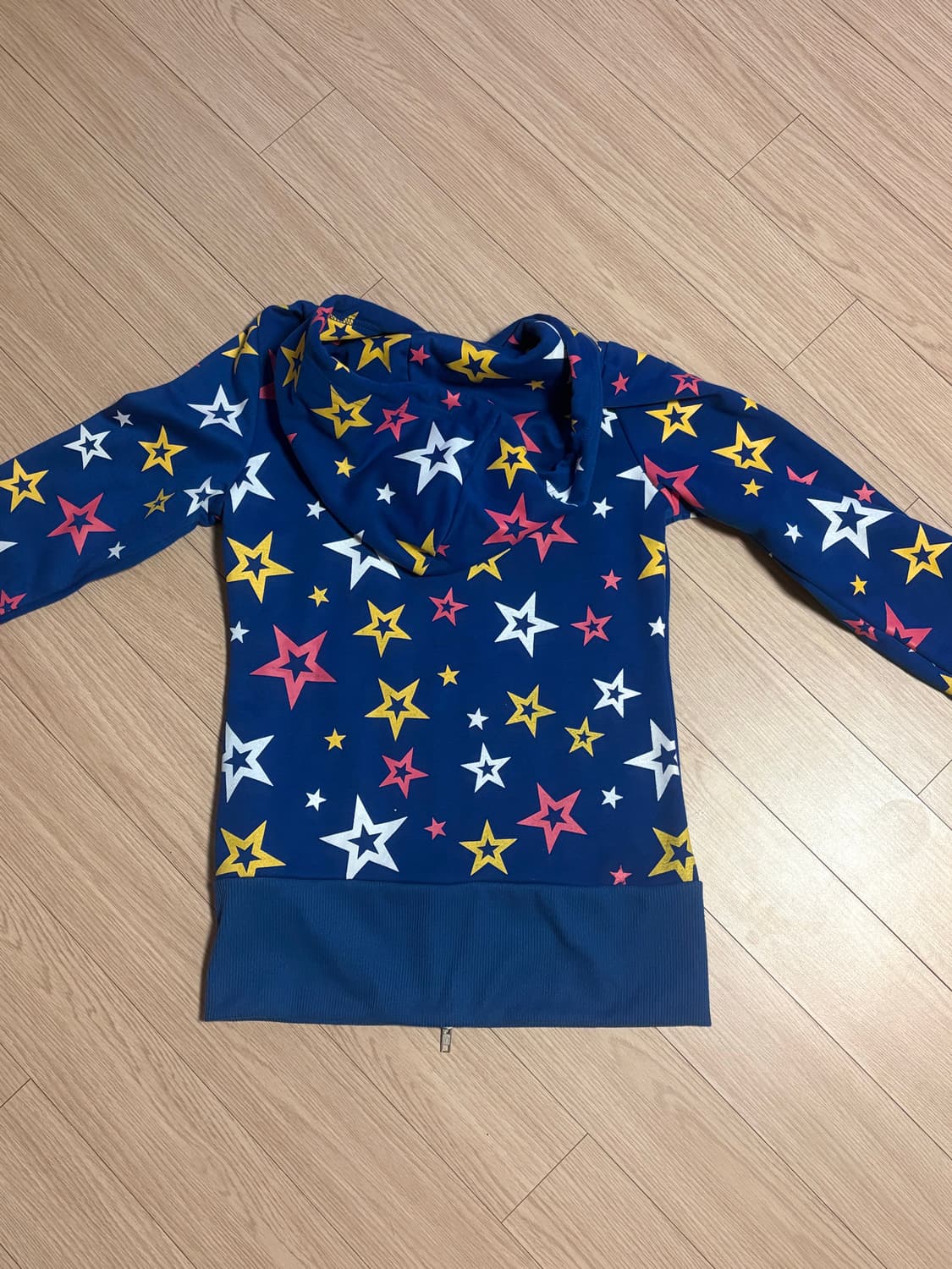 빈티지 별 패턴 후드집업 상품이미지2