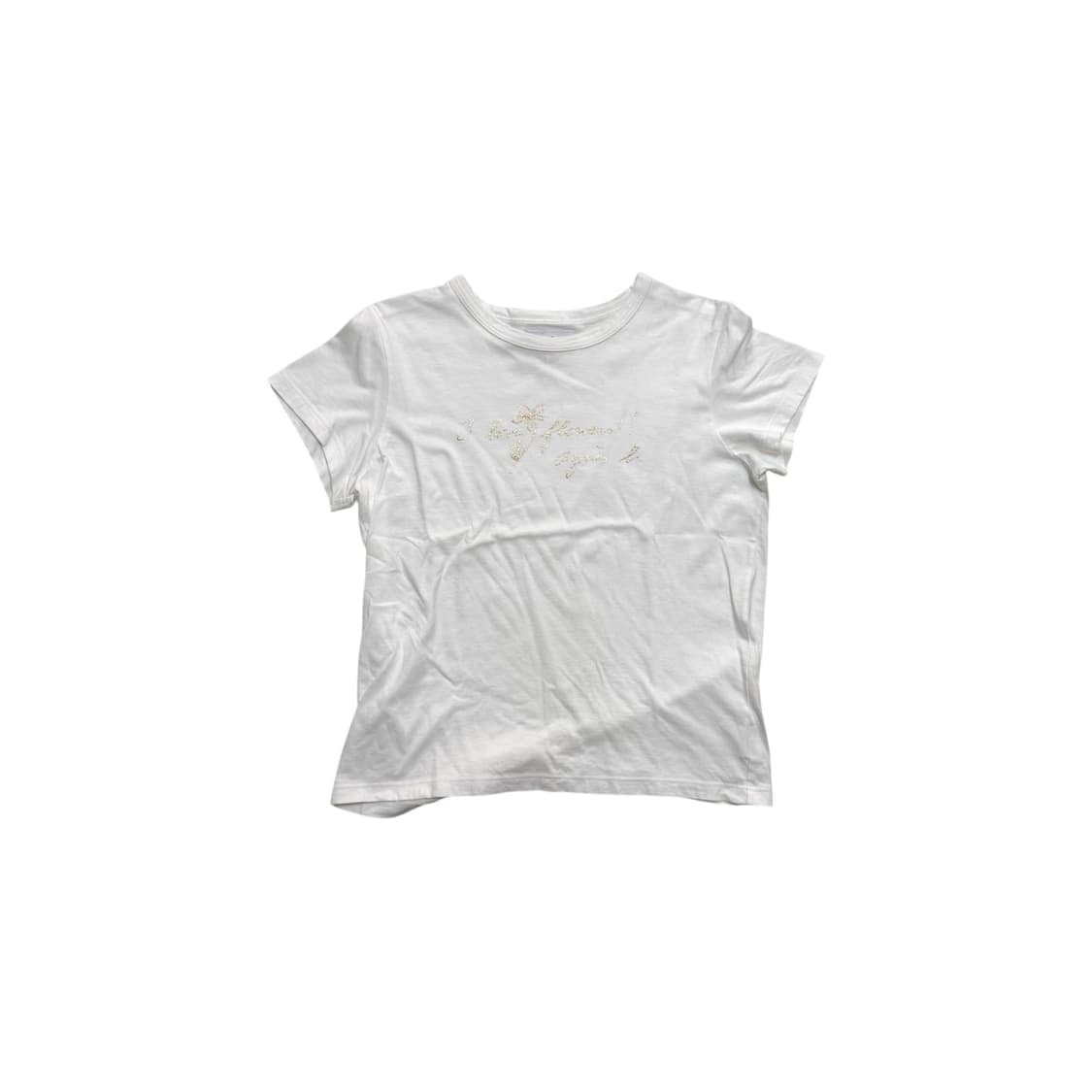 agnès b. 골드 그래픽 티셔츠 상품이미지1