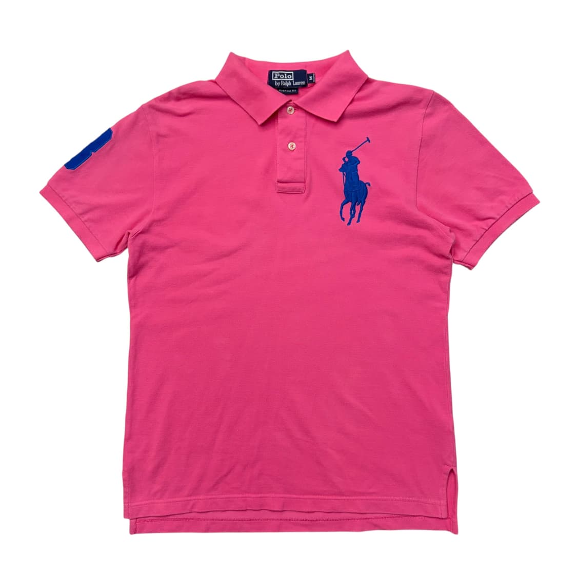 Polo Ralph Lauren 폴로 빅포니 핑크 카라티 M 상품이미지1